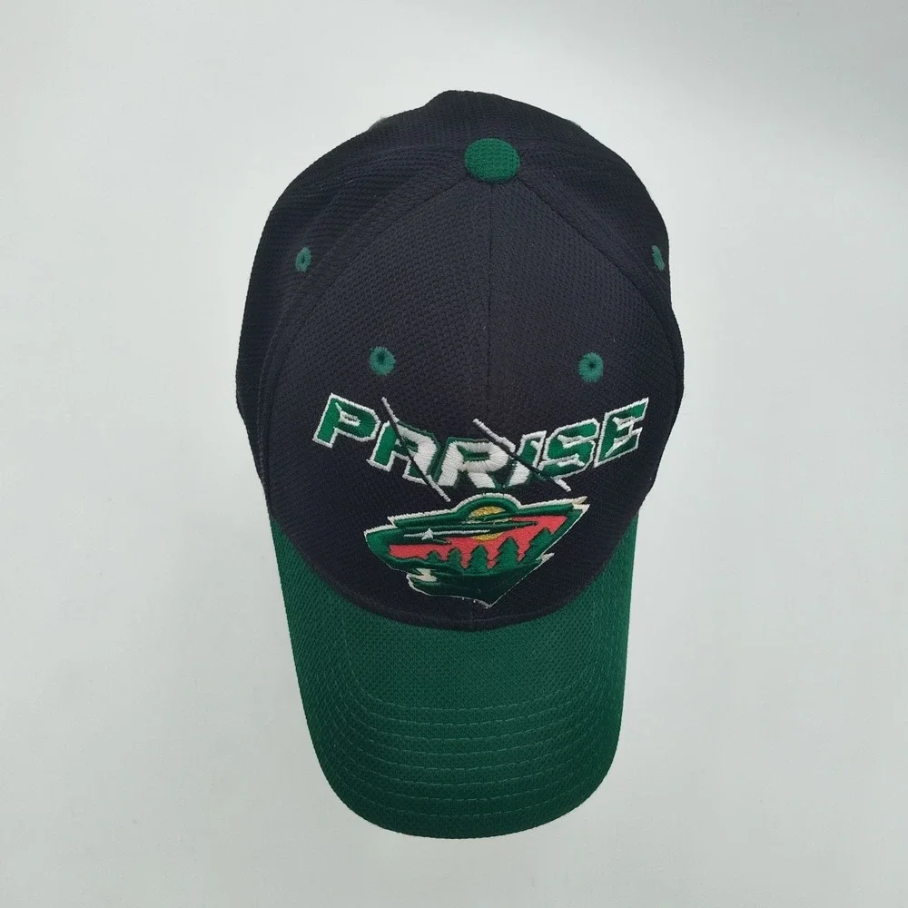 Minnesota Wild Cap #11 Zach Parise NHL L/XL‎ Reebok Flex Fit Baseball👀📸SEE📸